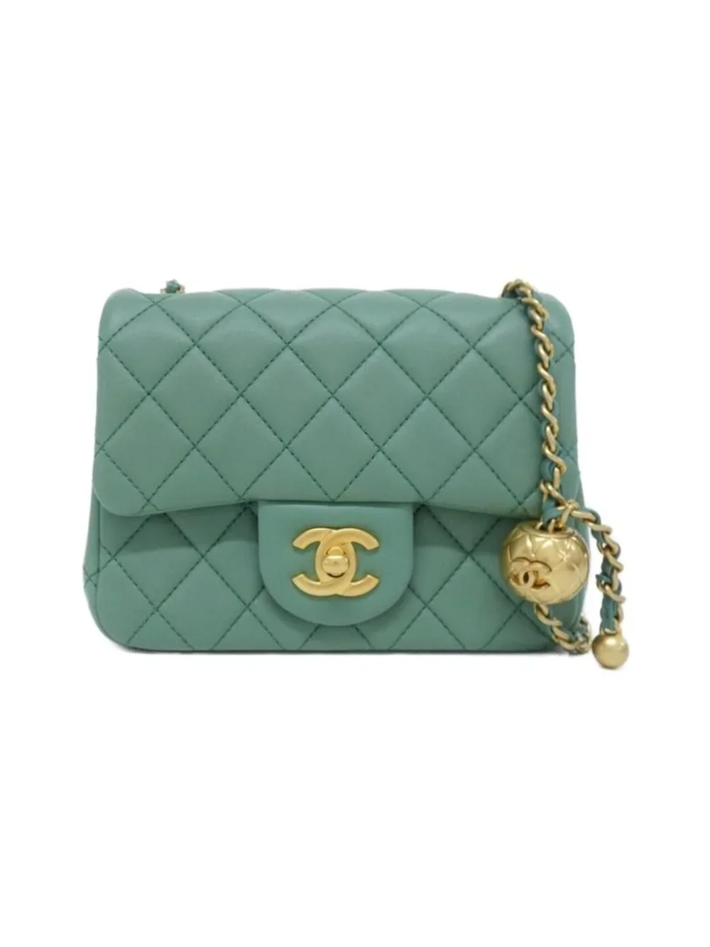 Chanel Shoulder Bag Green